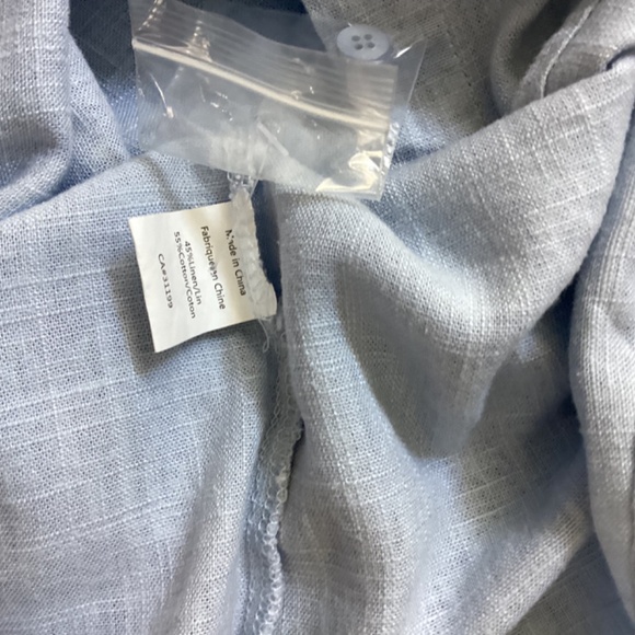 NWT Sky blue DKR &Company size XL sleeveless blouse - Picture 5 of 7